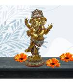 Dancing Ganesha Idol For Home Decor,Bedroom, Living Room, Offices|House Warming Gift|Home  For Pooja Room