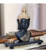 Buddha With Stylish Wooden Stand Idol For Home Decor,Bedroom, Living Room, Offices|House Warming Gift|Home  For Pooja