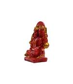 ESVAR STONECRAFT Hand Made Panchmukhi Hanuman Ji of Red Colour