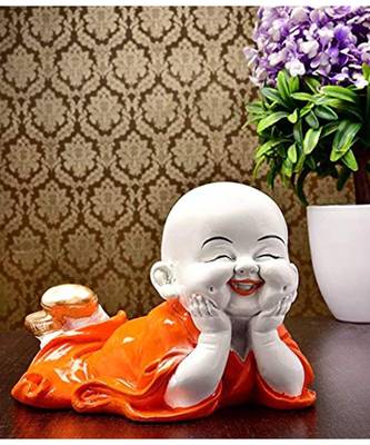 ESVAR STONECRAFT Cute Child Monk Showpiece Decorative Showpiece 1