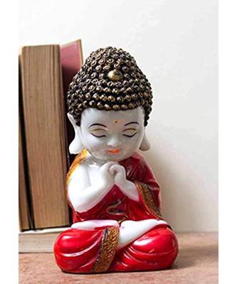 esvar stonecraft baby buddha praying statue multicolor 1