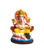 esvar stonecraft handcrafted multicolor ganesh ji decorative statue