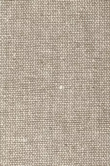 Rustic Collection by : Natural & White Cotton Chambray Solid 4 Seater Square Table Cover with Pompoms (150x150cm)