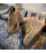 Sneakers Wedge (Gold Wedges Bridal )