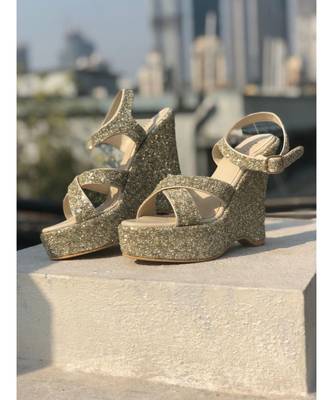 Dream Bride (Shimmer Wedding Wedges Dance Shoes) 1