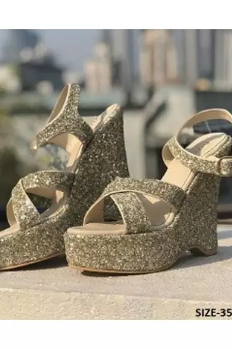 Dream Bride (Shimmer Wedding Wedges Dance Shoes)