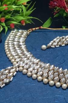 White necklaces
