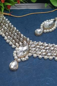 White necklaces