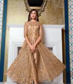 Chiku embroidered net salwar