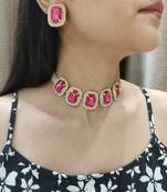 Hot Pink Choker Set