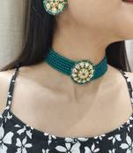 Green Choker Set