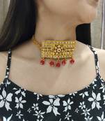 Golden Polki Choker (Only)