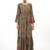 Green printed rayon party-wear-kurtis