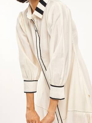 White plain rayon party-wear-kurtis 4