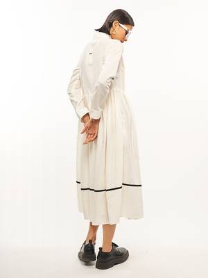 White plain rayon party-wear-kurtis 3