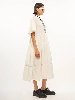 White plain rayon party-wear-kurtis 2