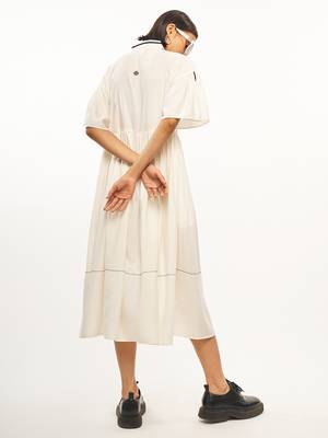 White plain rayon party-wear-kurtis 4