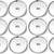 Stainless Steel Half Plates, Pack Of 6 (Pattern: Begi China, Length: 7 Inch, Depth: 2 Inch, Capacity: 500ML)