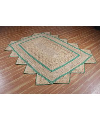 4x7 Ft Braided Jute Area Rug Indian Handmade Woven Rug Outdoor Doormats Jute Rug  Living Room Floor Rug  Boho Rug 2