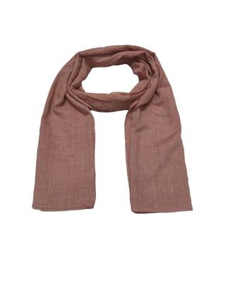 Preminum Cotton  Classy Plain Stole/ Hijab  With Little bit of Sparkle  Peach 1
