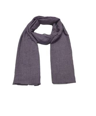 Preminum Cotton  Classy Plain Stole/ Hijab  With Little bit of Sparkle  Light Purple 1