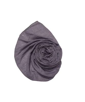 Preminum Cotton  Classy Plain Stole/ Hijab  With Little bit of Sparkle  Light Purple 3