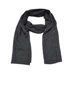 Classic and Simple Stole  With Beautiful Diamond and Pearl Stones on One side of the stole  Dark Grey