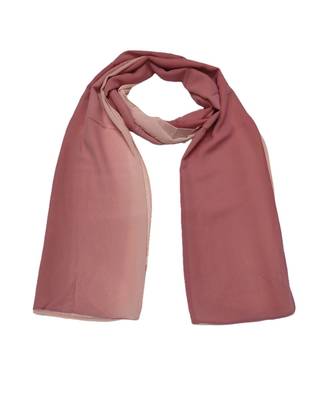 Trendy Ombre Collection  Hijab/ Stole with 2 colours blending in with each other  Pink 2