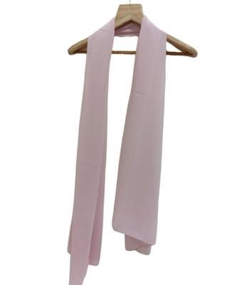 Best Quality Chiffon Stole  The Most Graceful Chiffon Plain Stole  Light Pink 3