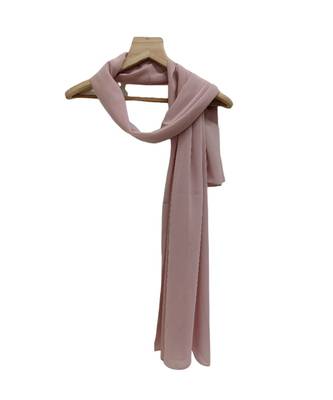 Best Quality Chiffon Stole  The Most Graceful Chiffon Plain Stole  Onion Pink 1
