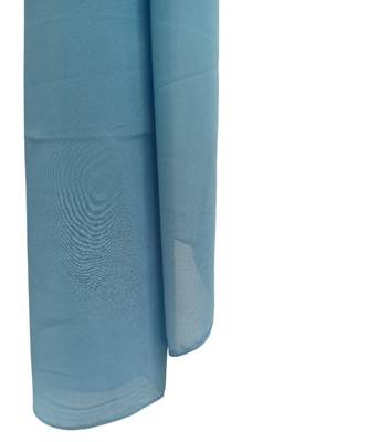 Best Quality Chiffon Stole  The Most Graceful Chiffon Plain Stole  Teal Blue 4