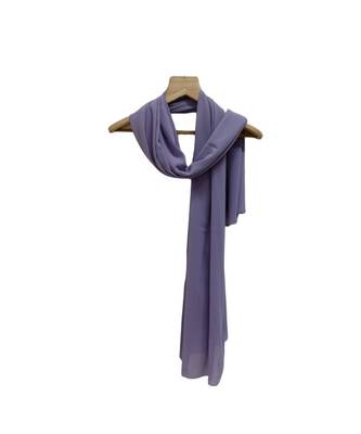 Best Quality Chiffon Stole  The Most Graceful Chiffon Plain Stole  Lavender 1