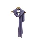 Best Quality Chiffon Stole  The Most Graceful Chiffon Plain Stole  Lavender