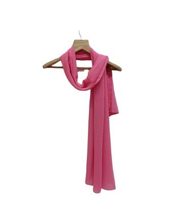 Best Quality Chiffon Stole  The Most Graceful Chiffon Plain Stole  Pink 1