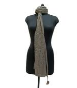 Classy Soft Cotton Hijab/ Stole  With Pretty Looking Digital Print and Cute Little Pompoms  Grey