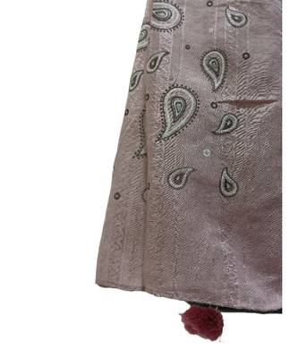 Classy Soft Cotton Hijab/ Stole  With Pretty Looking Digital Print and Cute Little Pompoms  Light Purple 4