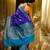 Royal Blue Pure Banarasi Matka Silk Saree with Blouse Piece