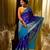 Royal Blue Pure Banarasi Matka Silk Saree with Blouse Piece