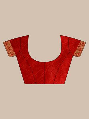 Navy Blue Zari Weaved Kanjivaram Wedding Saree with Blouse Piece With Stone Work 5