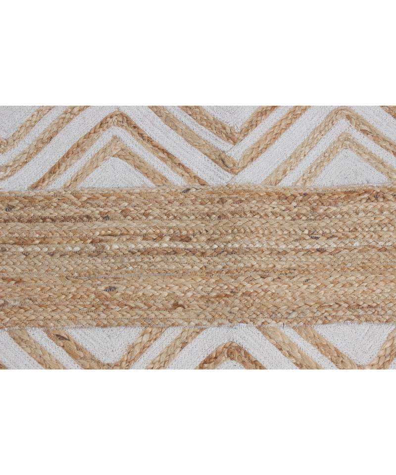 3x3 Ft Living Room Jute Rug Indian Handmade Braided Rug Hand Woven Jute Rug Dining Room Rug
