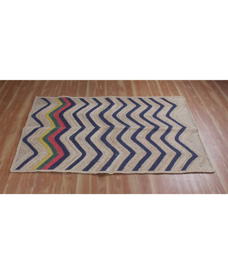 4x10 Ft Outdoor Garden Yoga Rug Indian Handmade Braided Rug  Kilim Floor Carpet  Jute Area Rug Office/Home Area Rug