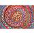 7x7 Ft Outdoor Doormats Cotton Chindi Rug Indian Handmade Round Area Rug  Dining Room Multicolor Rug  Woven Carpet