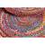 7x7 Ft Outdoor Doormats Cotton Chindi Rug Indian Handmade Round Area Rug  Dining Room Multicolor Rug  Woven Carpet