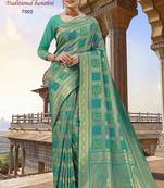 Banarasi Traditional Bandhani Sareee With Zari Embroidery Border