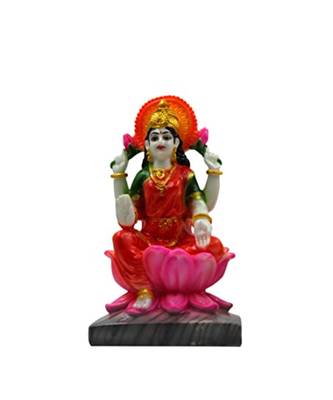 ESVAR STONECRAFT Kamal Laxmi/ Maa Laxmi/ Laxmi Mata Decorative Showpiece 1