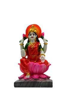 ESVAR STONECRAFT Kamal Laxmi/ Maa Laxmi/ Laxmi Mata Decorative Showpiece