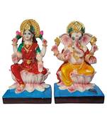 esvar stonecraft laxmi ganesh murti multicolor