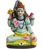 Esvar Stonecraft Hand Made Polyresin Shankar Ji / Shiv Ji Idol.