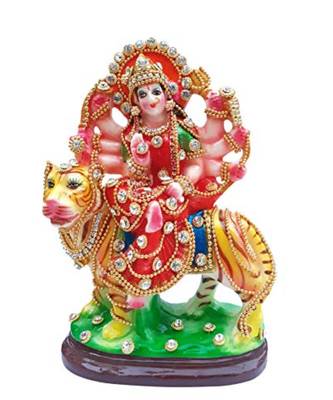 ESVAR STONECRAFT Mata Rani Durga Devi Decorative Showpiece. 1