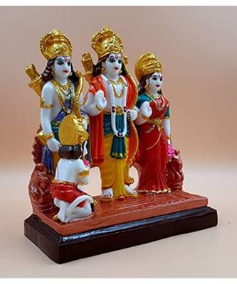 ESVAR STONECRAFT Ram Darbar / Ram Sita Laxhman Hanuman Decorative Showpiece. 3